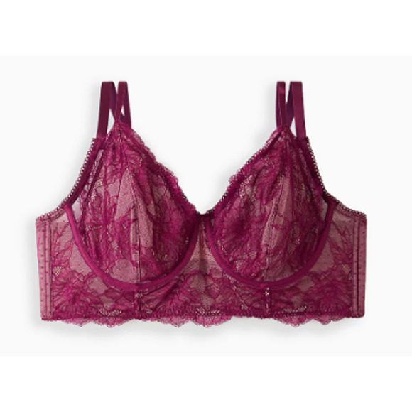 TORRID DOT LACE UNDERWIRE BRA SIZE 2X - Picture 5 of 6